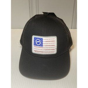 Magellan Outdoors Fishing Snapback Hat Cap Trucker Mesh. Hook & Rod USA (NEW)